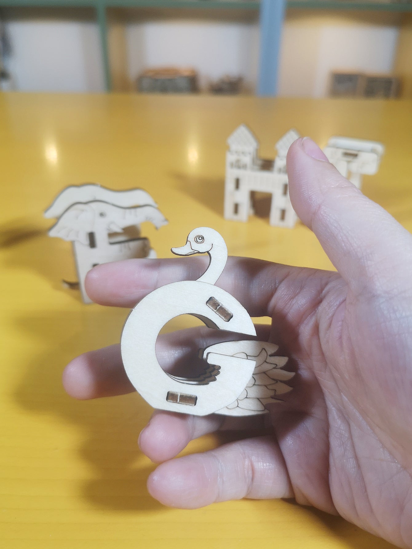 3D Wooden Puzzle 26 Animal Letters A-Z Model Kits DIY Handmade Small Production Set Craft Unique Christmas Gift