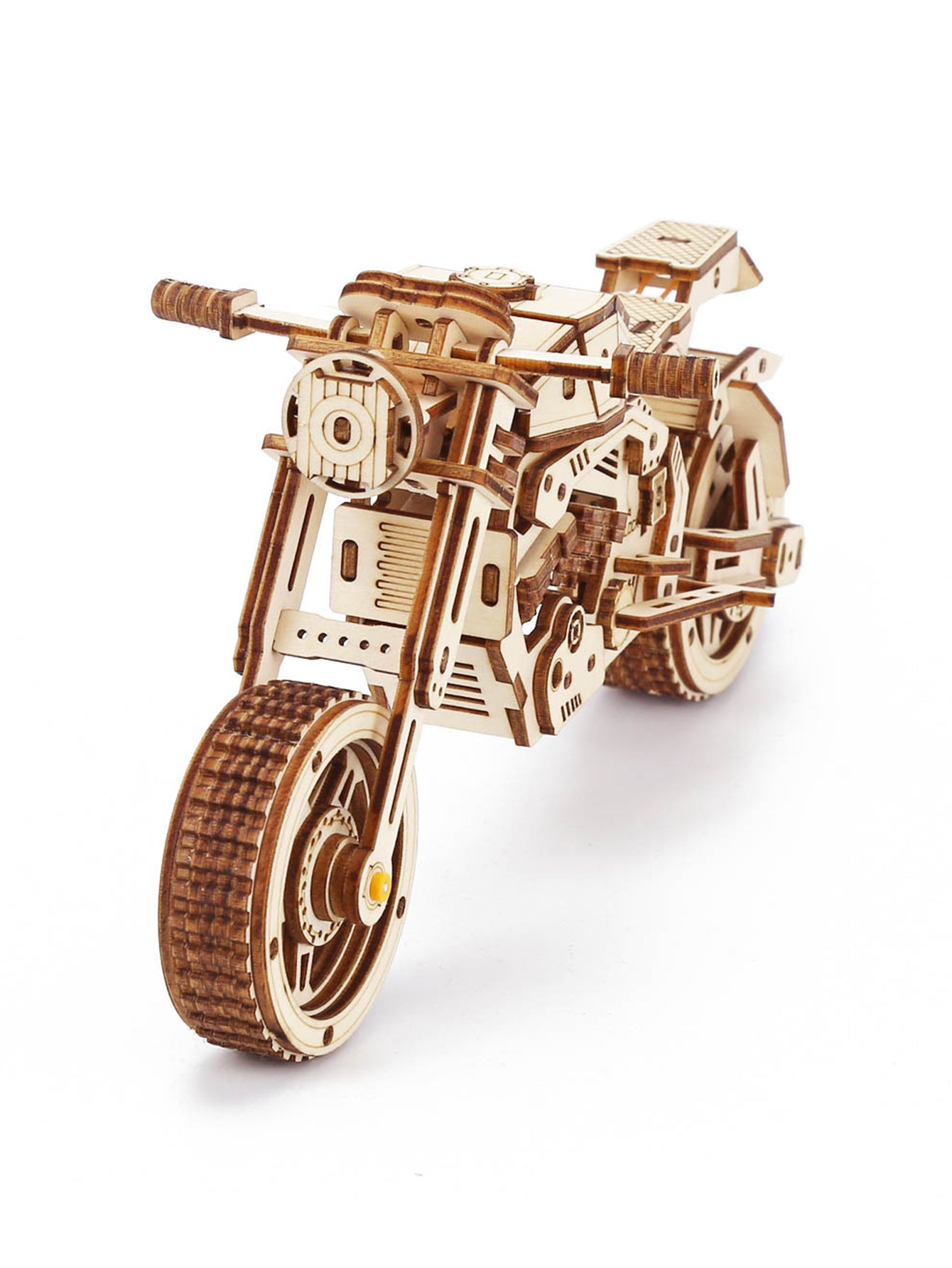 Music Park 3D Wooden Puzzle Motorcycle Model Kits To Build Wooden Construction Handmade Craft Unique Gift Christmas