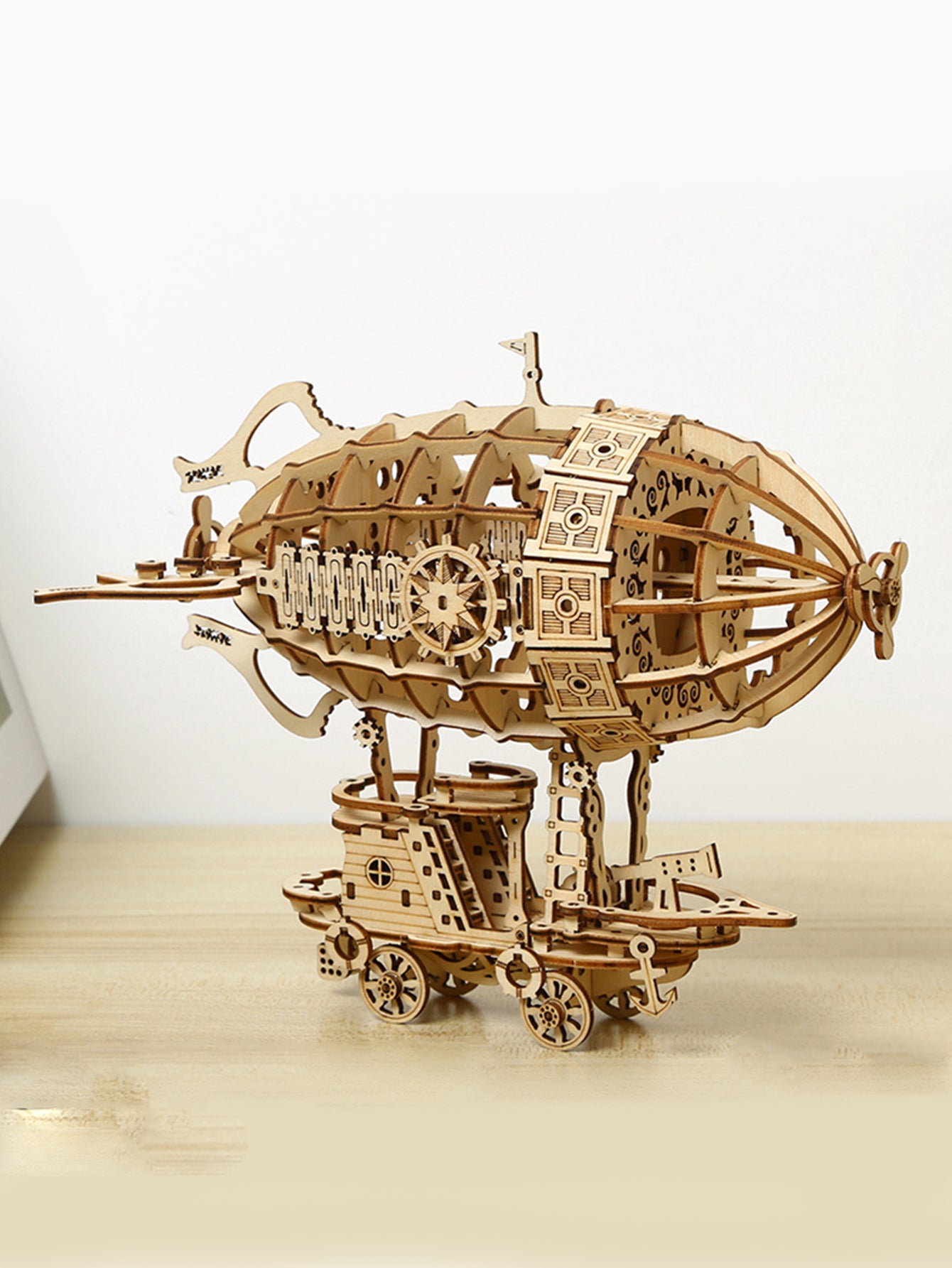 Music Park 3D Wooden Puzzle Airship Model kits for Adults Model Building Kit  Brain Teaser for Adults to Build Hand Craft Mechanical