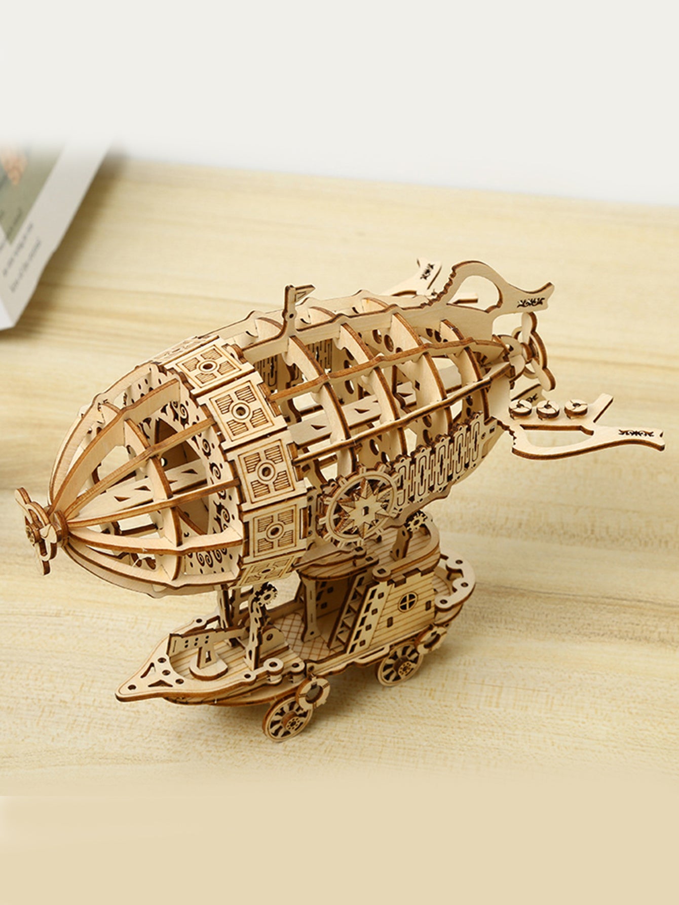 Music Park 3D Wooden Puzzle Airship Model kits for Adults Model Building Kit  Brain Teaser for Adults to Build Hand Craft Mechanical